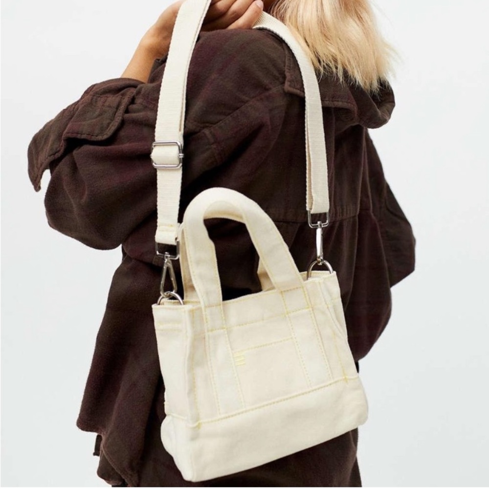 NWT Urban Outfitters {BDG} Mini Canvas Classic Tote Bag- Ivory